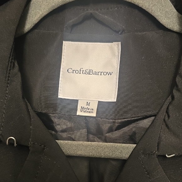 Croft & Barrow Women's Black Pea Coat - Picture 2 of 5